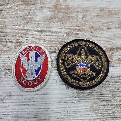 Vintage 70s Boy Scouts Of America Eagle Scout Rank Patch Uniform Badge Bullion  • $47.98