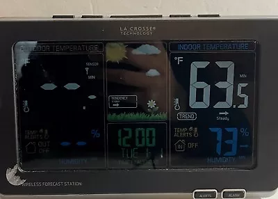 La Crosse Technology Wireless Color Weather Station & Adapter S84193 Tested • $15