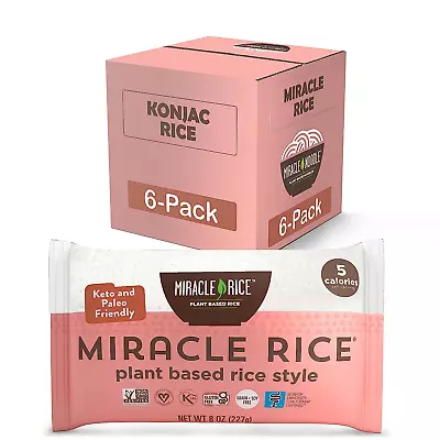 Miracle Rice Konjac 6-Pack 8oz - Keto Vegan Low Carb Gluten-Free • $33.99