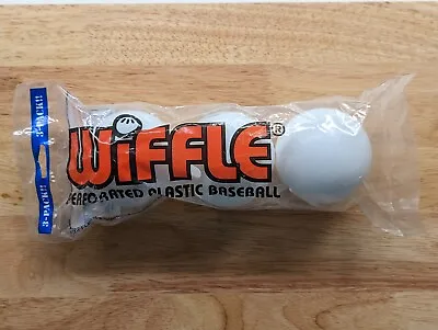 Wiffle® - 3 Pack Of Perforated Plastic Baseballs Wiffle Balls NEW SEALED • $7.45
