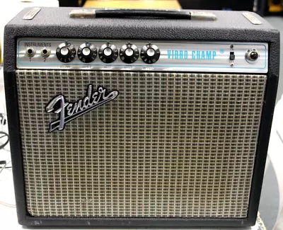 Vintage Fender Vibro Champ Tube Amplifier •Free Shipping• • $899.99