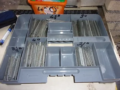 £3.50 • Buy Meccano 4.5  Round Metal Axle Rods X 12 - Part 15a - Taken From This Storage Box
