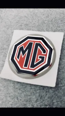 Mg SELF ADHESIVE STEERING WHEEL/GEARKNOB BADGE 27mm • £3.75