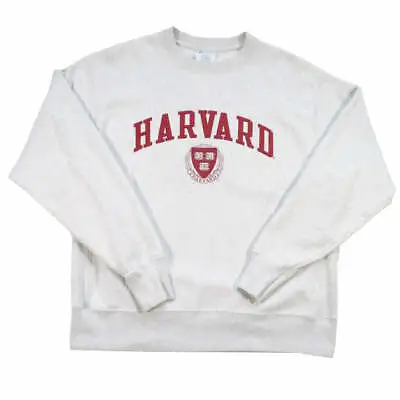 Vintage Champion Reverse Weave Harvard Spell Out Crewneck - L • $114.99