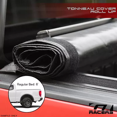 For 2019-2023 Ranger 6 Ft 72  Bed Lo Pro Roll Up Lock Tonneau Cover W/Velcro V2 • $175