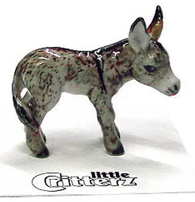 $13.01 • Buy ➸ LITTLE CRITTERZ Farm Field Animal Miniature Figurine Donkey Duffy 