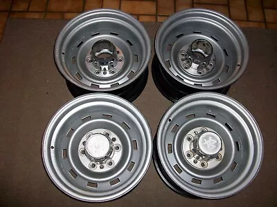 1967-1987 Chevy GMC 4x4 Truck Blazer Suburban 6 LUG 15x8 RALLY WHEELS & CAPS • $899