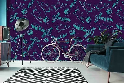 3D Space Event Vector Wallpaper Wall Mural Removable Self-adhesive 130 • $32.61