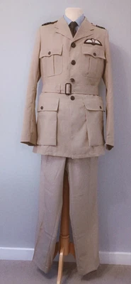 £105 • Buy Raf WW2 Mans Military Uniform 41  Chest Mens Jacket Trousers Shirt 1940s Style
