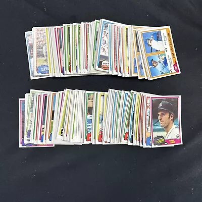 1981 Topps Baseball Vintage 1-250 PICK YOUR CARD BUILD YOUR SET • $3