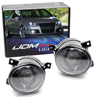 Euro Projector Fog Lights W/Bulbs & Adapters For Volkswagen VW Golf MK5 Jetta V • $68.39