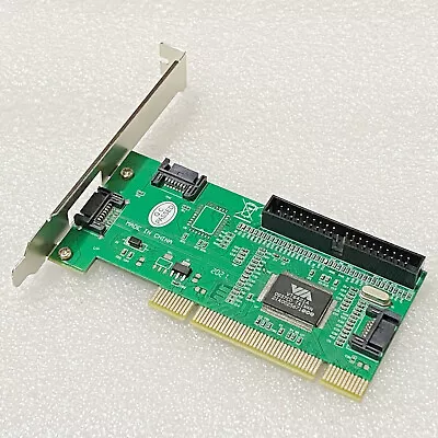 PCI 32bit To 3 SATA+1 IDE Combo RAID Card Adapter VIA6421 For XBOX360 • $13.50