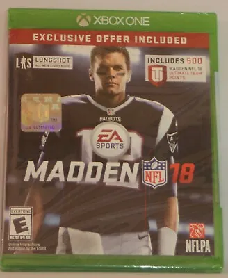 Madden 18 - Xbox One - ***New/Sealed*** • $9