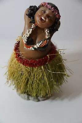 Vintage 1970's Hula Dancer Girl Souvenir Estate Find 7 1/2 Inch Tiki • $5.99