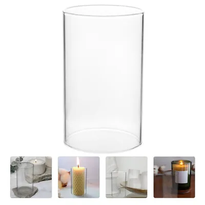  Clear Glass Candle Holders Wedding Decorations Lamp Shade Replacement Round • £9.99