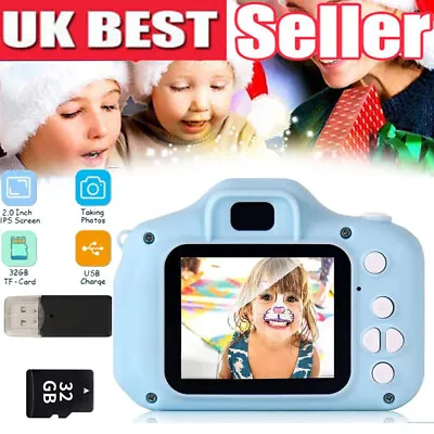 £12.94 • Buy Children Kids Gift LCD Camera For Mini Toy Digital Children Camera UK 1080P HD**