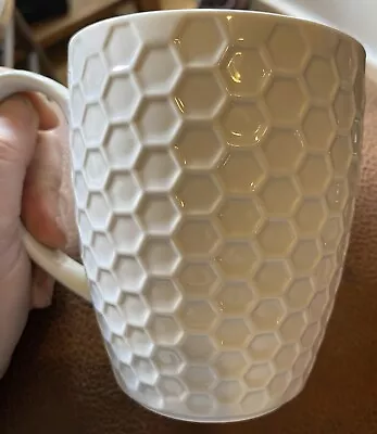 Marks And Spencer Mug - Porcelain - Honeycomb Design - Bees • £7.50