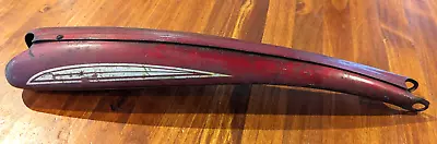 Vintage Bicycle Gas Tank Red All Steel • $49.95