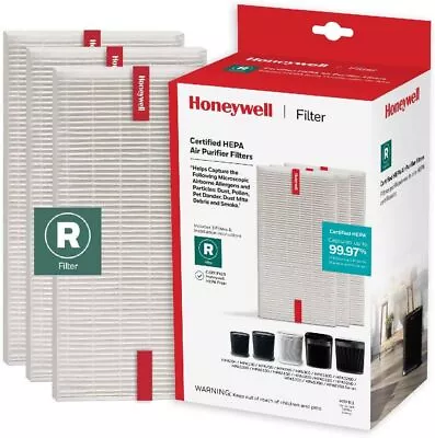 Honeywell Filter R True HEPA Replacement Filter - 3 Pack HRF-R3 By Kaz • £116.33