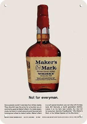 1964 Maker's Mark Whisky *****decorative Replica Metal Sign***** • $24.99