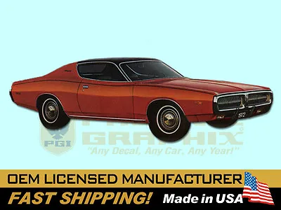 1972 Charger Topper X Vinyl Side Pinstripe Sticker Decal Kit • $49