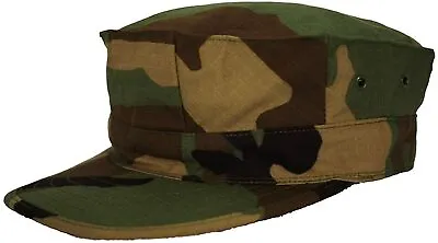 Military Style USMC Woodland Patrol Cap W/o Emblem-NEW • $8.99