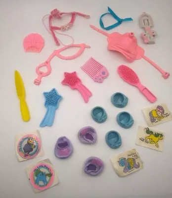 Vintage Hasbro My Little Pony G1 Accessories Lot Saddles Brushes Stickers Shoes • $56.95