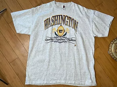 Vintage Men’s XL Washington Huskies 90’s Dawgs Football T Shirt • $20