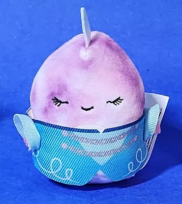 Squishmallows Squishville Blind Capsule Nabila The Purple Narwhal 2  + Accessory • $19.95