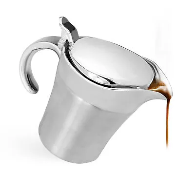 Stainless Steel Gravy Boat  500ml Double Insulated Jug Food Flask M&W • £11.99