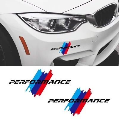 2Pcs For BMW 1 3 4 5 X Series Tri-Color Performance Decal Door Side Body Sticker • $12.99