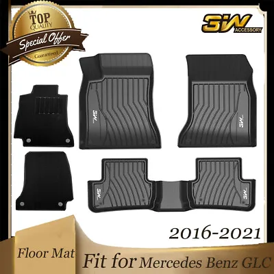 3W Floor Mat Cargo Liner Carpets For Mercedes Benz GLC250 GLC300 2016-2022 TPE • $185.59