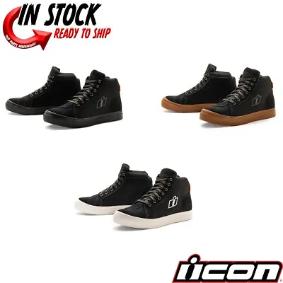 2024 Icon Mens Carga Ce Boots Motorcycle Streetbike - Pick Size & Color • $125