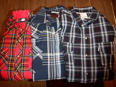 Lot Of 3 Men's Sz Large TalXL Western Shirts Levi's Plains Western Wear Network • $15.99