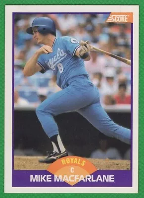 Mike Macfarlane - 1989 Score #319 - Kansas City Royals Baseball Card • $1.25