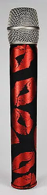 MicFX RED LIPS ON BLACK MICROPHONE SLEEVE / FITS WIRELESS MICROPHONES  • $9.99