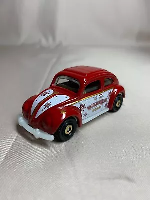 Matchbox 1962 Volkswagen Beetle Winter Wonderland 1:64 Red 1998 Thailand - Loose • $4.95