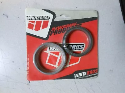 NOS White Brothers 48MM Fork Seal/Wiper Kit Fits: Kawasaki 02 KX125 29-198 • $38.18