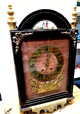 Rare Antique French S. Marti Picture Frame Clock- Brass Ormulu • $475