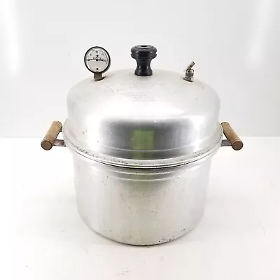 VINTAGE BURPEE ARISTOCRAT COOKER PRESSURE COOKER CANNER CANNING BURPEE CANNER Nr • $52.95