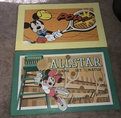 Disney All Stars Resort~(2) Art Rooms Posters ~ Mickey & Mouse~Rooms Props~38x24 • $90