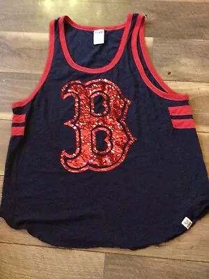 NWOT Victoria's Secret PINK 5th Ocean MLB Collection Boston Red Sox Logo Tank L • $29.99