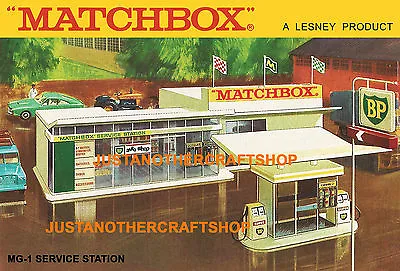 Matchbox MG-1 Service Station A4 Size Poster Leaflet Shop Display Sign Advert • $5.67