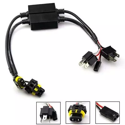 $9.99 • Buy (2) Heavy Duty H4 9003 Hi/Lo Bi-Xenon HID Bulbs Wiring Controllers Relay Harness