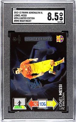 Panini Lionel Messi Limited Edition Card Adrenalyn XL UEFA CL 2012-2013 SGC 85 • $78.97