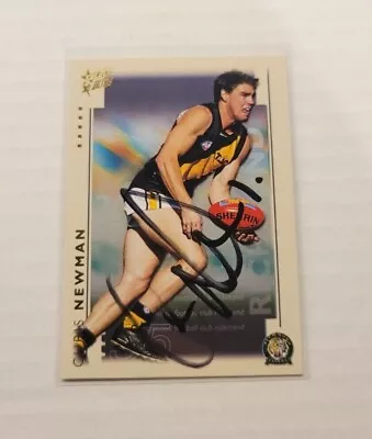 $6.50 • Buy Richmond Tigers - Chris Newman Signed Afl 2003 Select Card