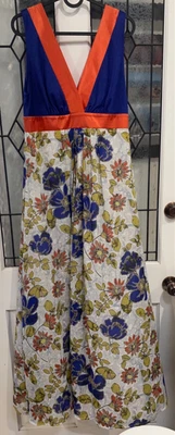 $22.50 • Buy Naked Art Maxi Dress Sz 14 As New Absolutely Stunning Vibrant, Flattering Dress!