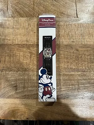 Disney Parks NIB MICKEY MOUSE 1928 Limited Release Mens Watch NEW Retro • $25