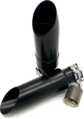 Radiant Cycles Shorty Exhaust 04-09 Honda VTX1300C Muffler Baffle Bundle BLACK • $144.99