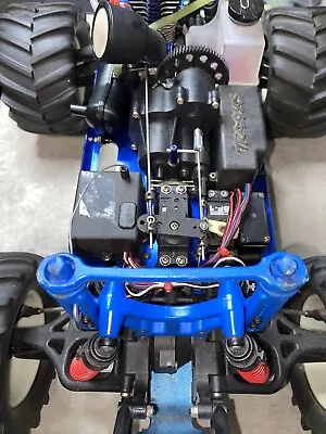 Traxxas T-Maxx Truck 3.3 Engine And Upgrades With Reverse And 2-speed 4wd Clean • $197